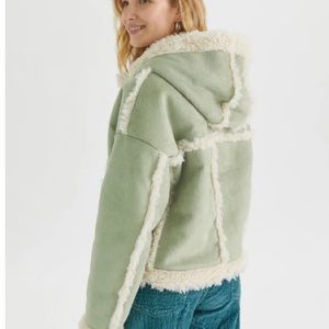 Urban Outfitters Melanie Faux Shearling Jacket